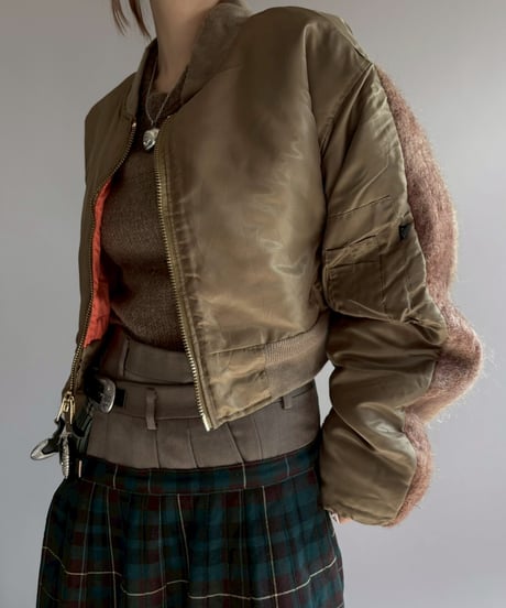 【RE;CIRCLE】 RE MA1 × Mohair Knit Jacket / 251204-001