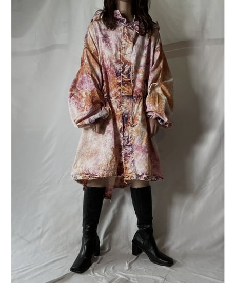 【USED】  Tie Dyed Army Snow Parker/211110-033