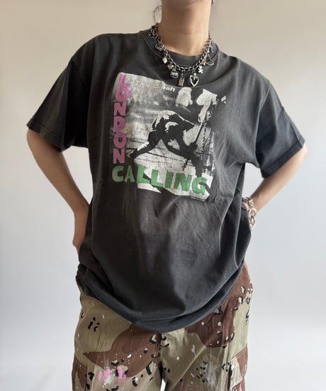 【USED】 03's Fruit of the Loom The Clash LONDON CALLING T-Shirt / 250614-007