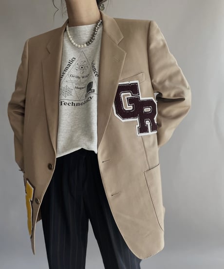【RE;CIRCLE】 RE Wappen Tailored Jacket / 221103-005