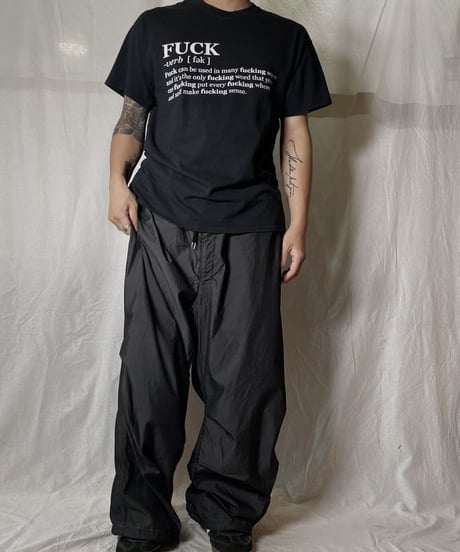 【USED】 S/S T-shirt FUCK /210708-016