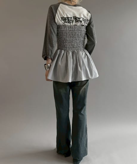 【RE;CIRCLE】  RE Stripe Shirt Mini One-Piece / 260611-011