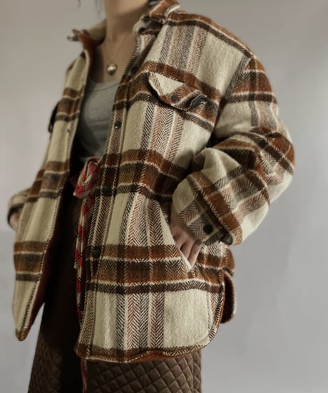 【USED】 Checked Zipup Jacket / 221210-024