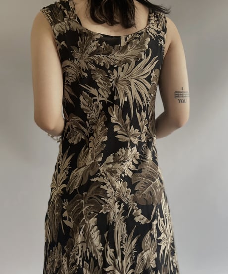 【USED】 Flower Patterned One-Piece/ 230715-005