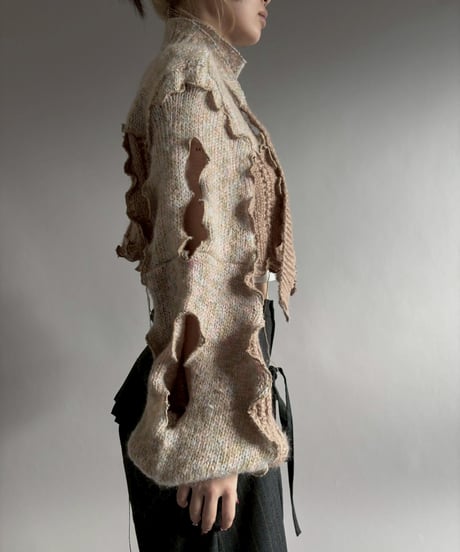 【RE;CIRCLE】 RE Mellow Knit Top + Tie / 260122-017