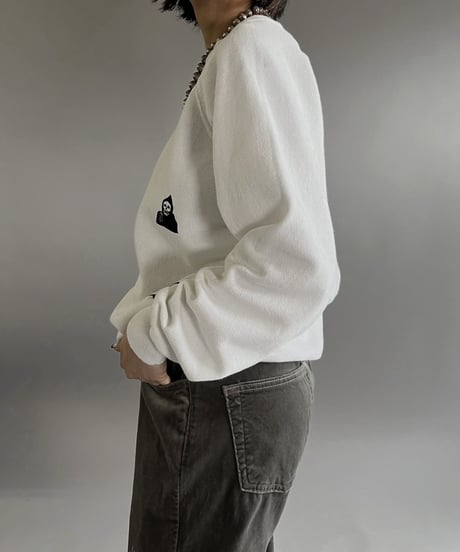 【Mashup Products】 Silk Screen Made in USA Hanes L/S Sweat top /  240217-022
