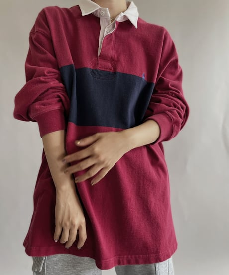 【USED】 Polo By Ralph Lauren Rugby Shirt / 220910-003