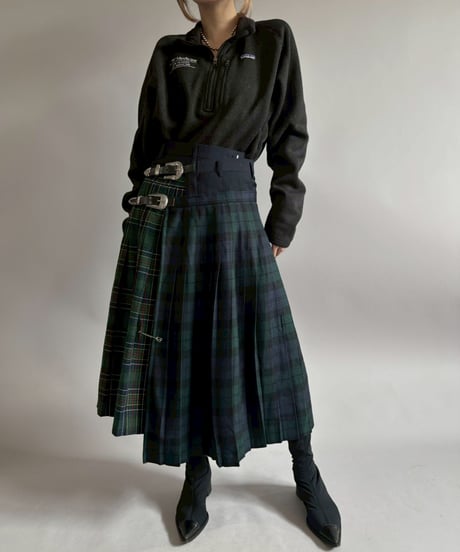 【RE;CIRCLE】 RE Kilt Long Skirt / 260108-001