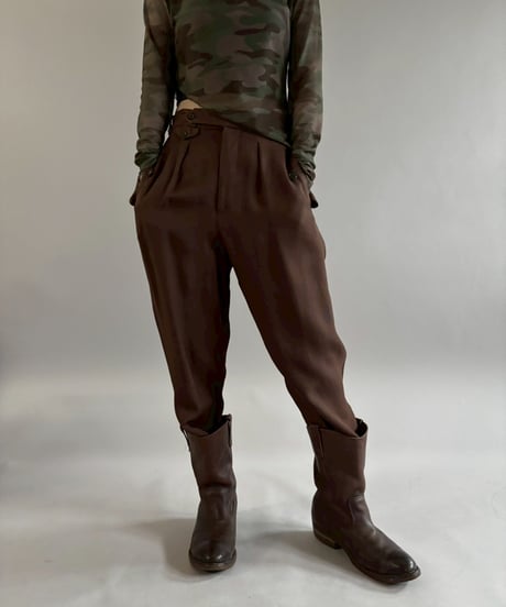 【USED】 Y's Tapered Slacks Pants /260221-003