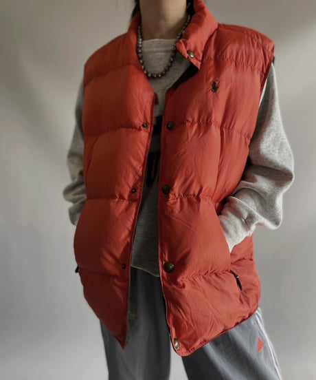 【USED】  Ralph Lauren Reversible Down Vest / 231104-016