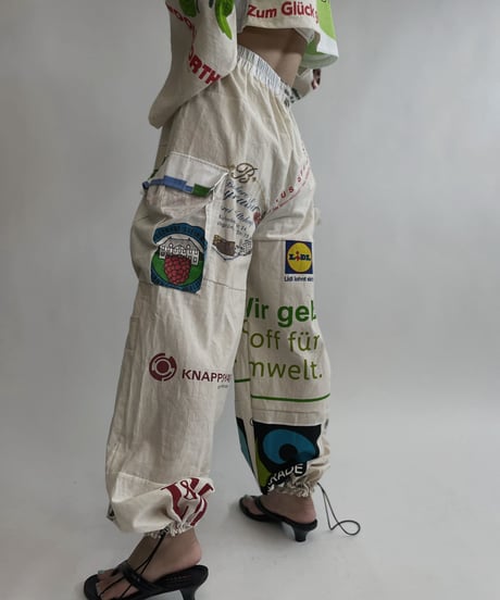【RE;CIRCLE】 RE Eco-Friendly Bag Draw Cord Pants / 220804-019
