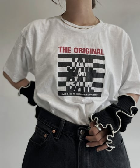 【USED】 T-shirt "Jail-A-Thon For The American Cancer Society" / 220827-008