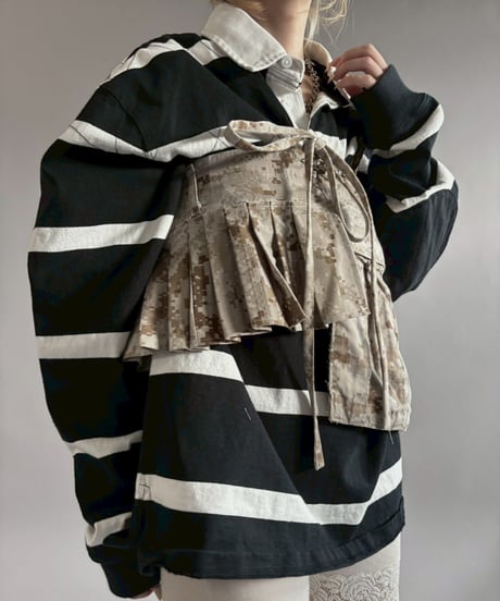 【RE;CIRCLE】 RE  Military Camouflage Wrap Skirt / 260226-009