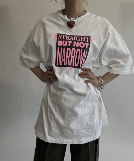 【USED】 T Shirt "Straight But Not Narrow" / 220806-015
