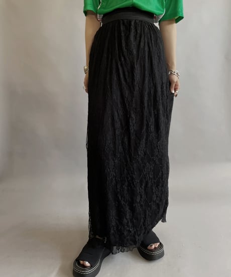 【USED】   Lace Long Skirt / 230610-032