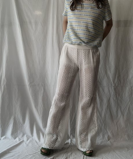 【RE;CIRCLE】 RE Crochet Pants① / 210630-010