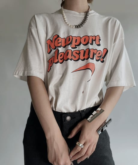 【USED】 Newport Pleasure Logo T-shirt / 220723-022