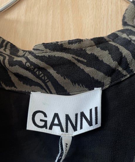 【USED】 GANNI Zebra Patterned One-Piece/241006-001
