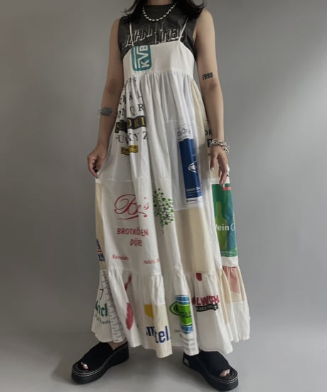 【RE;CIRCLE】RE Eco-Friendly Bag Camisole Long One-piece / 230622-001