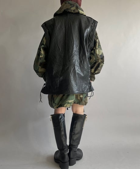 【USED】 LK Leather Riders Vest/241130-002