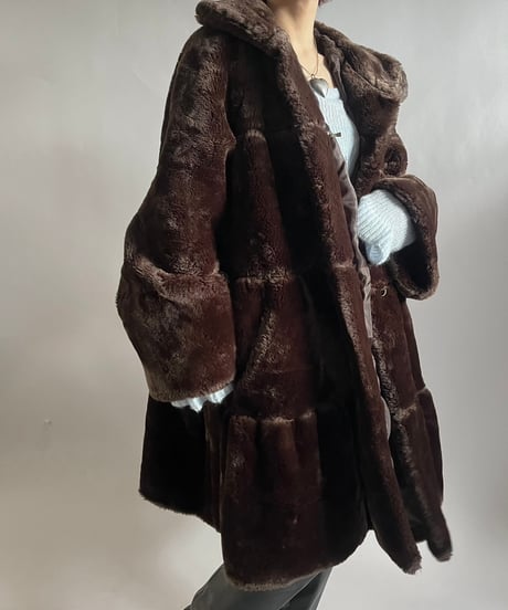 【USED】  Fake Fur Coat /241221-022
