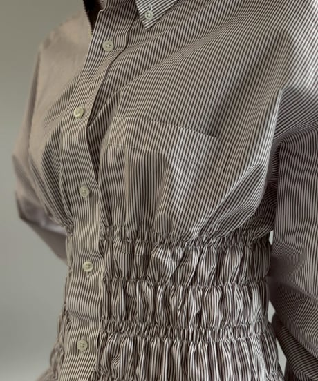 【RE;CIRCLE】 RE Shirring Shirt / 260504-006