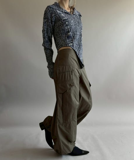 【RE;CIRCLE】 RE Rib Knit Leotard Top / 260416-008