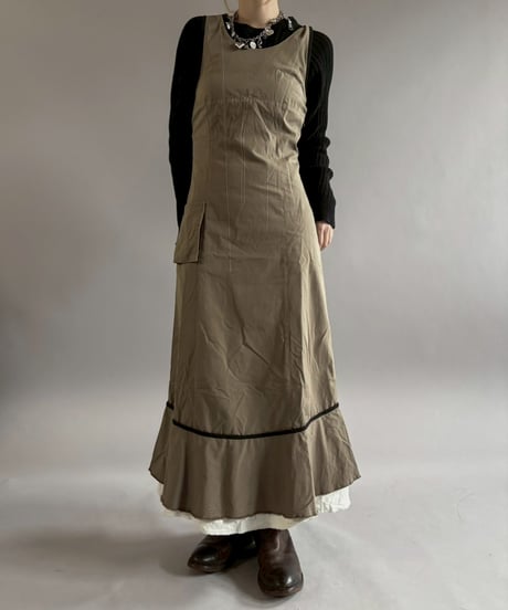 【USED】 Design Nylon Long One-Piece /260221-019