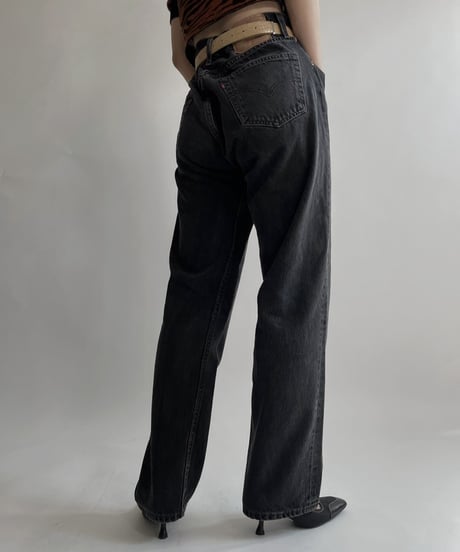 【USED】   Levi's Denim Pants 501 Black / 220416-020