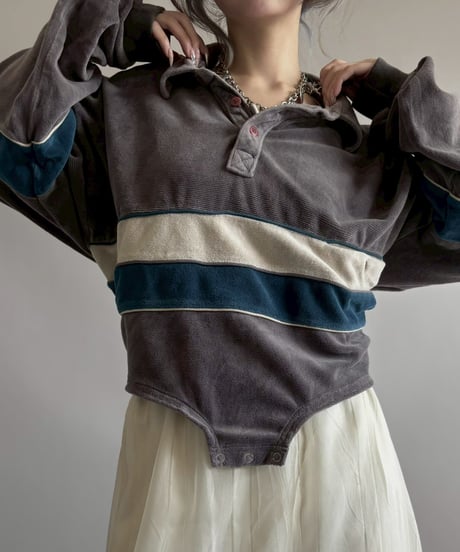 【RE;CIRCLE】 RE Leotard Rugger Shirt/ 260319-011