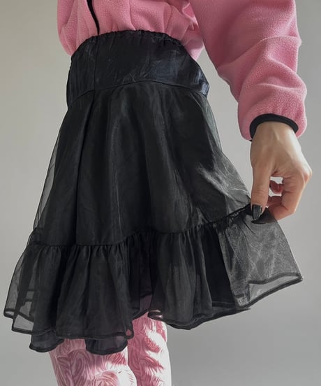【USED】 Sheer Mini Skirt /241228-004