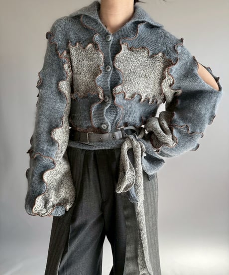 【RE;CIRCLE】 RE Mellow Knit Cardigan + Tie/ 251127-008