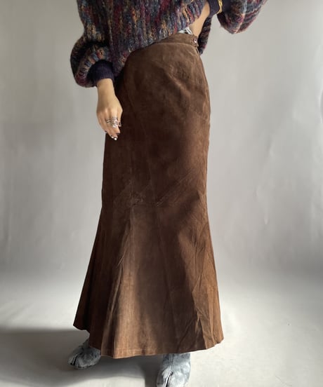 【USED】 Yuppie Leather Long Skirt / 221217-016