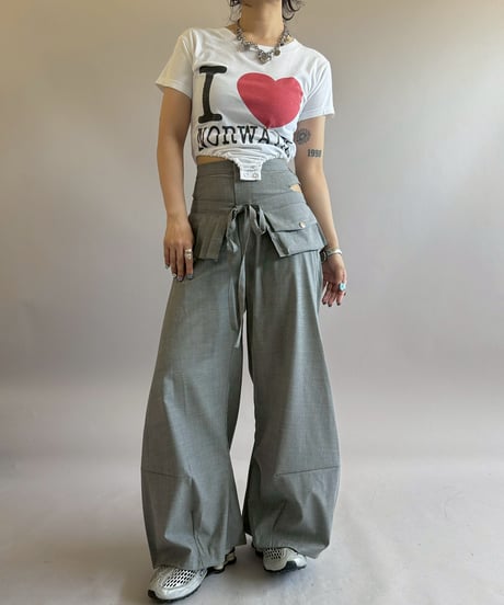 【RE;CIRCLE】 RE Suit Barrel Leg Pants/ 260514-009