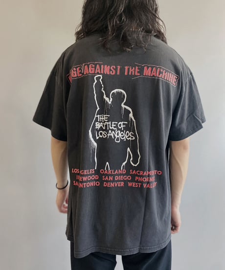 【USED】  Band T-shirt RAGE AGAINST THE MACHINE /230703-013
