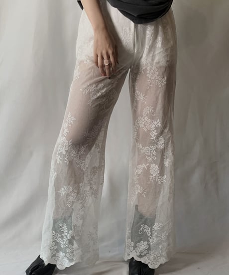 【RE;CIRCLE】 RE Lace Pants⑤/ 210801-071