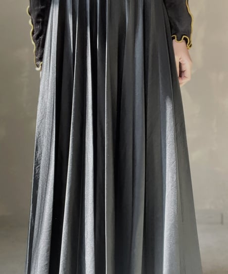 【USED】　Poly Long Skirt③/ 220212-054