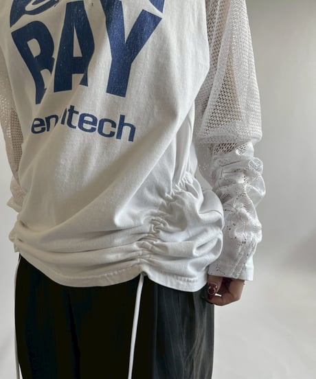 【RE;CIRCLE】 RE Lace Switching Raglan T-Shirt / 250605-006