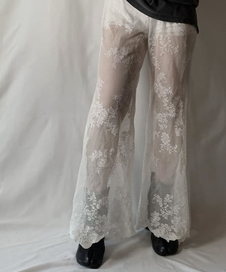 【RE;CIRCLE】 RE Lace Pants⑤/ 210801-071