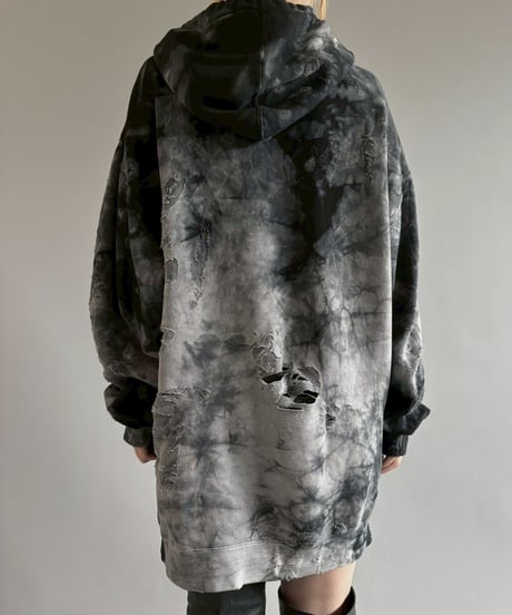 【USED】 Damage Hoodie /251101-004