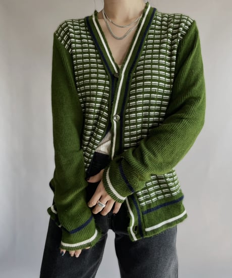 【USED】  Knit Cardigan / 221119-026