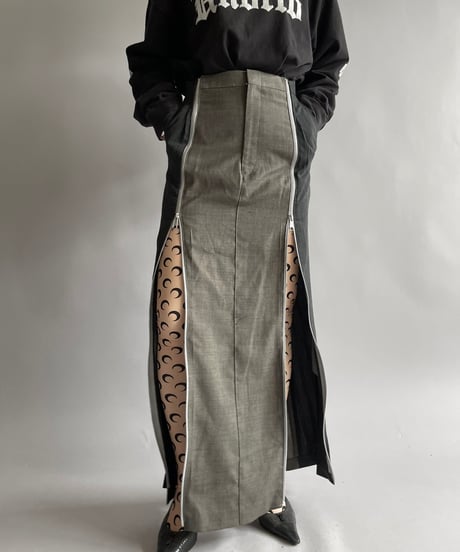 【RE;CIRCLE】 Re Front Zip Skirt/ 241003-010