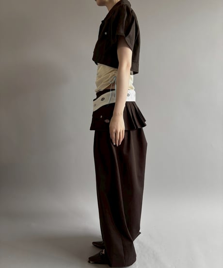 【Chinatsu Aoyama】 RE Makers Shirt Brown / 260702-030