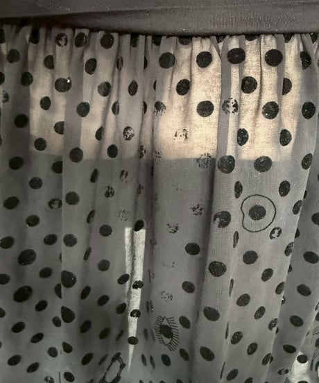 【USED】  Made in Italy MM6 Maison Martin Margiela Dot Pattern L/S Long One Piece   /250412-040