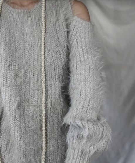【USED】    Mohair Knit Top/211216-012