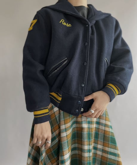 【USED】  Wool Stadium Jacket / 221105-022