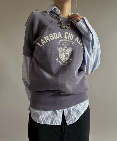 【USED】 Damage S/S Sweat Top / 260228-017