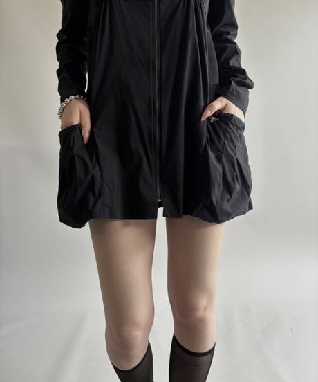 【USED】 Design Zip Up Short One-Piece  / 250531-005