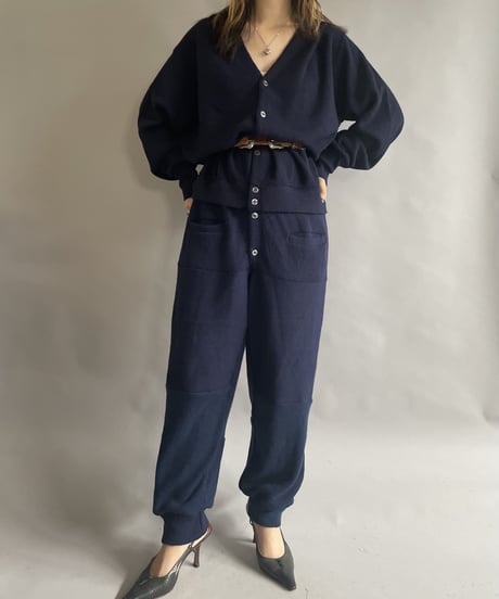 【RE;CIRCLE】 RE Acrylic Knit Overall / 230220-023