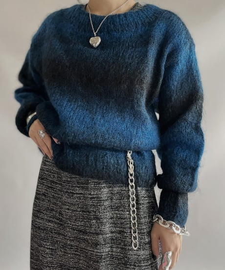 【USED】 Mohair Knit Top / 231202-016